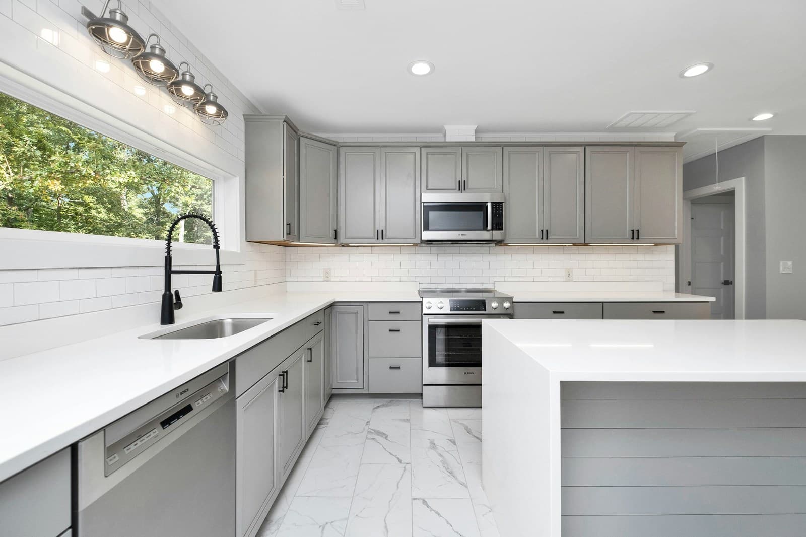 Clean, modern kitchen